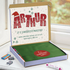 Personalised Christmas Sweet Hamper Retro Sweets Letterbox Gift