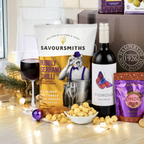 Gluten Free Vegan Hamper Red Wine Gourmet Treats & Luxury Gift Box