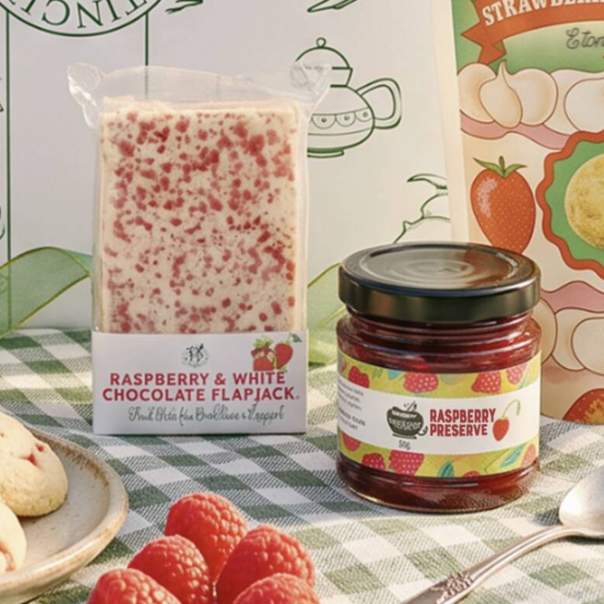 Afternoon Tea Gift Hamper Tea Biscuits Flapjack & Sweet Treats