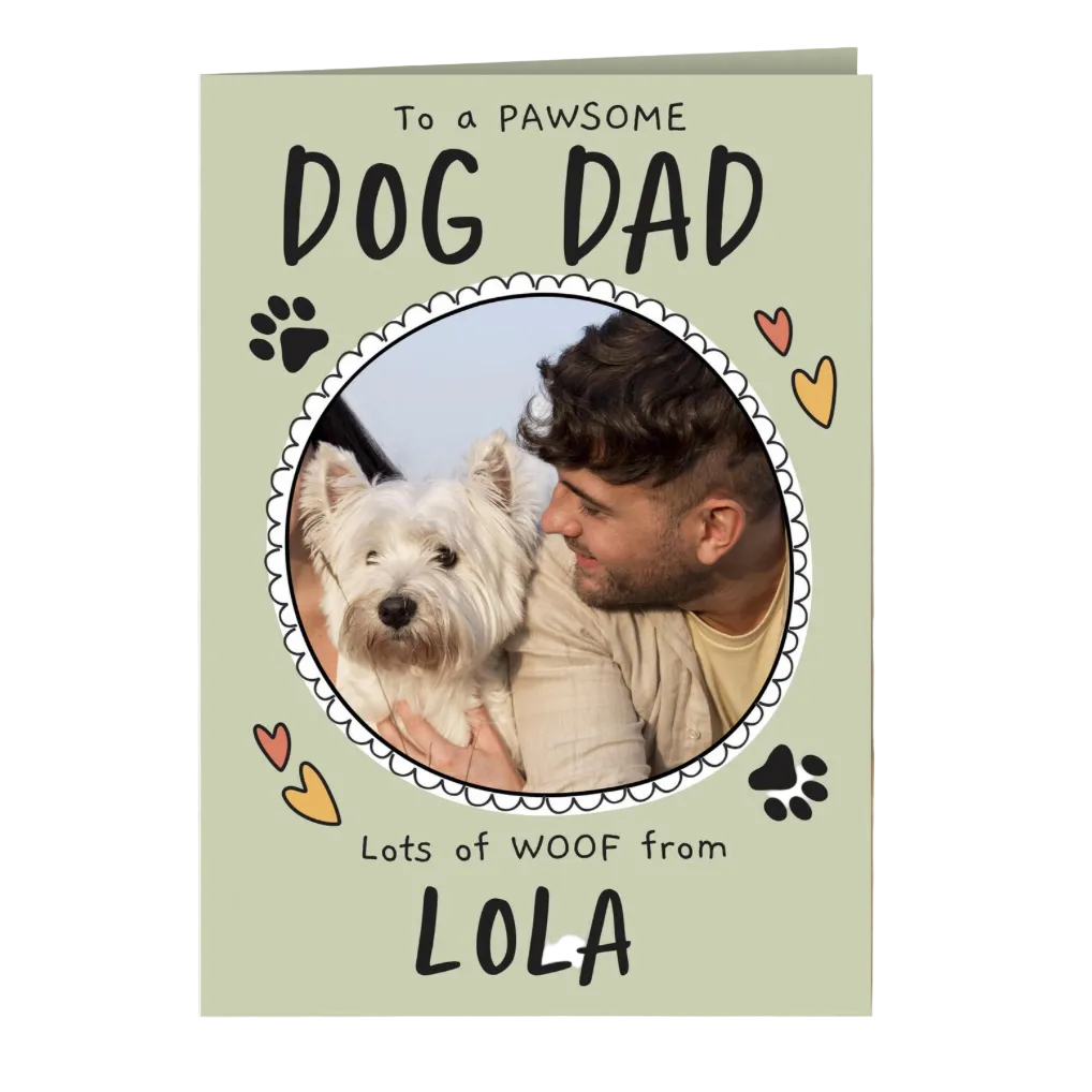 Personalised Pet Photo Card