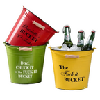 Personalised 'Fuck It' Beer Bucket