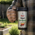 Personalised Head Gardener Travel Mug
