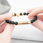 Personalised Men's Golden Lion Bracelet