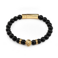 Personalised Men's Golden Lion Bracelet