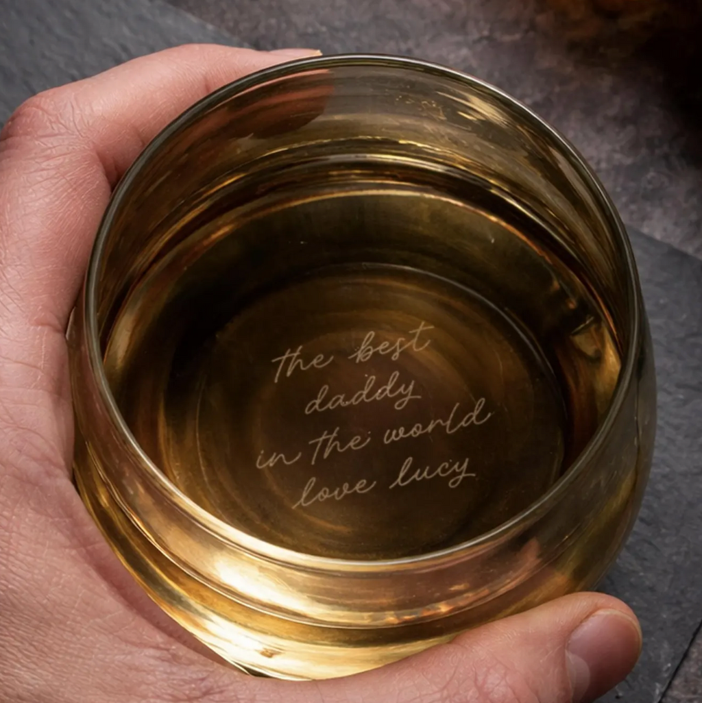Personalised Secret Message Whiskey Tumbler