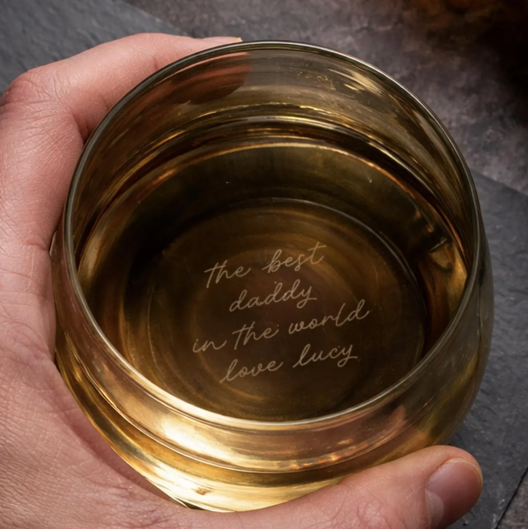 Personalised Secret Message Whiskey Tumbler