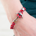 Personalised Men's Nautical Anchor Bracelet