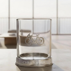 Personalised Cycling Icon Pewter Tumbler