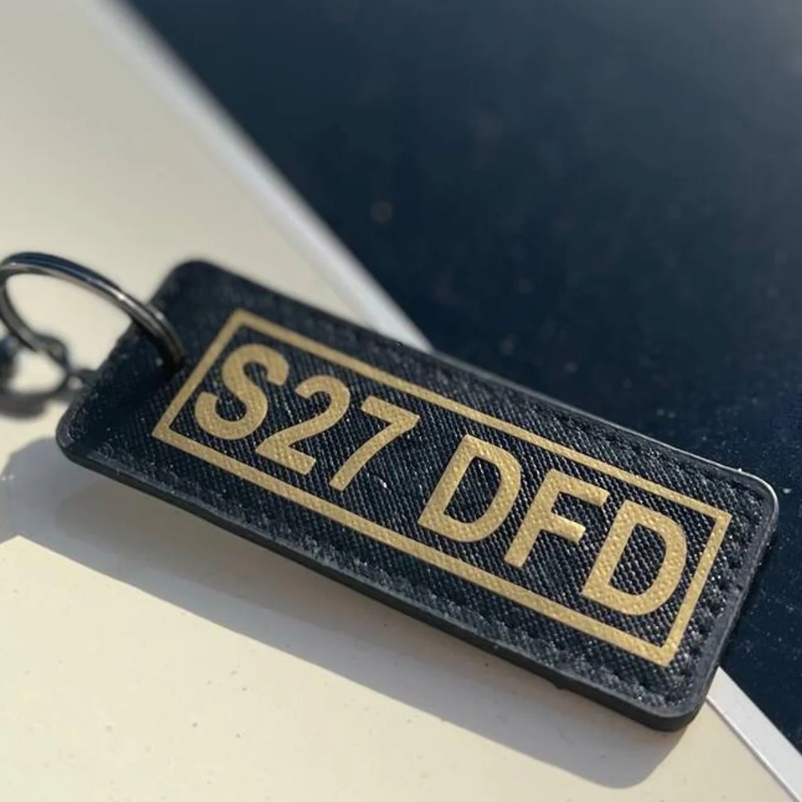 Customised Number Plate Keyring