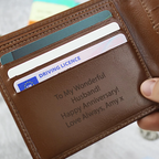 Personalised Leather Wallet