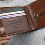 Personalised Leather Wallet