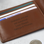Personalised Leather Wallet