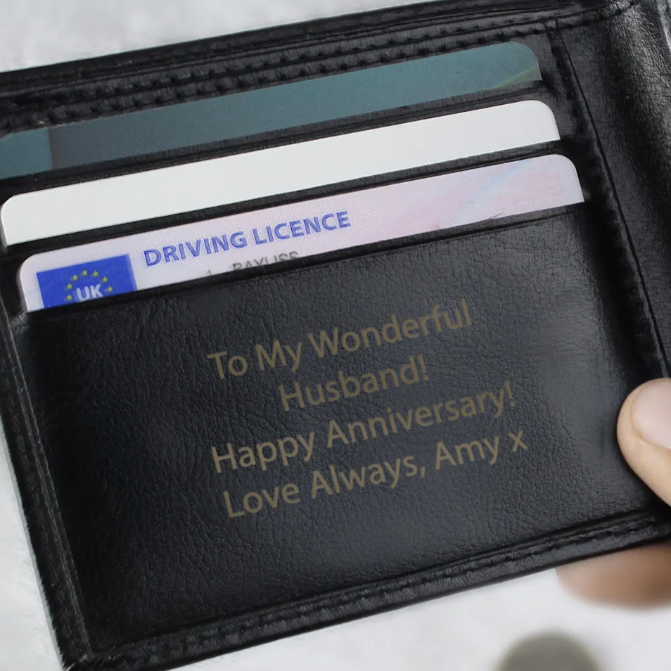 Personalised Leather Wallet