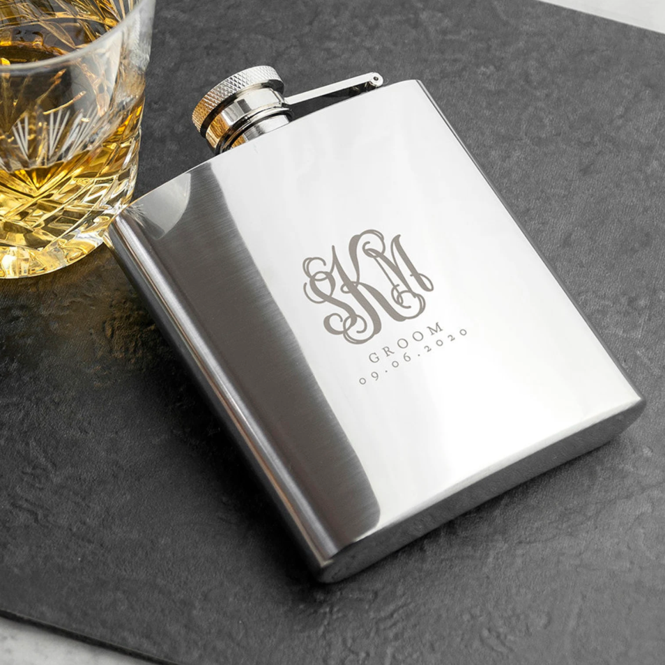 Personalised Monogrammed Hip Flask