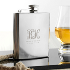 Personalised Monogrammed Hip Flask