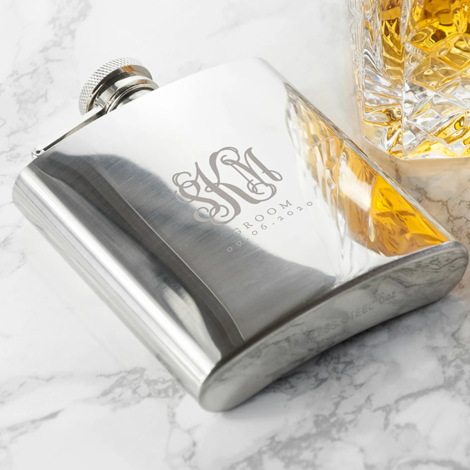 Personalised Monogrammed Hip Flask