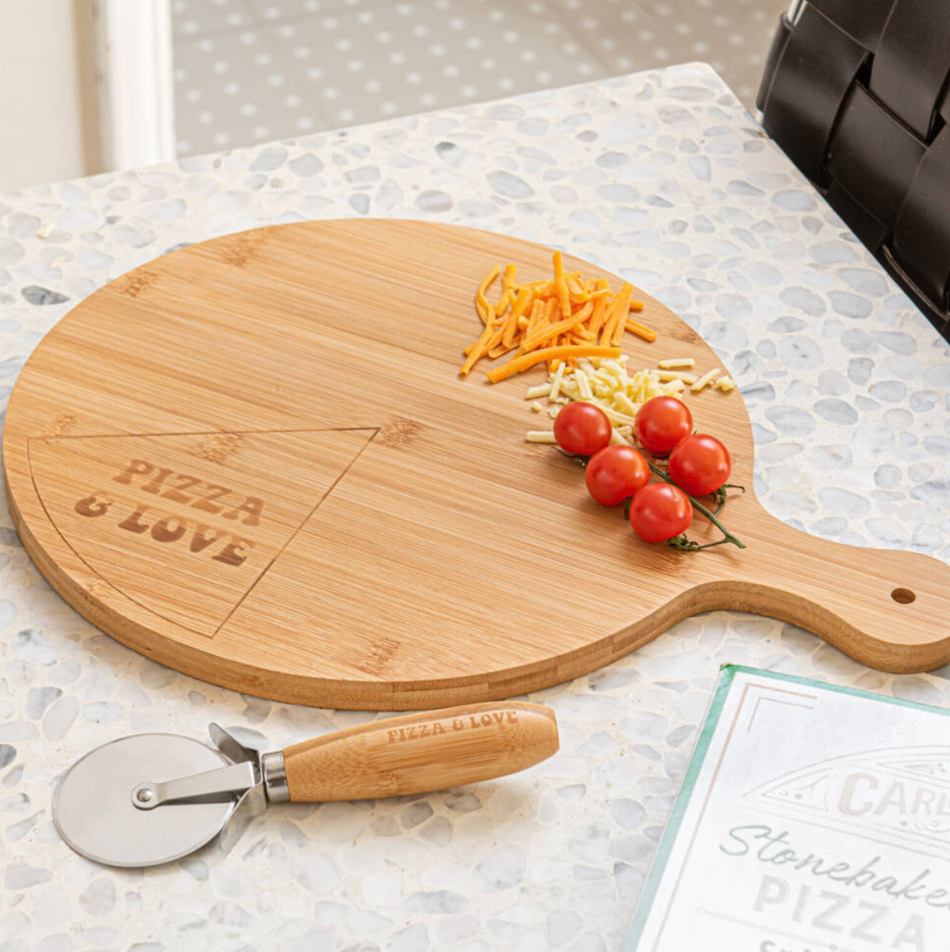 Personalised Bamboo Pizza Board