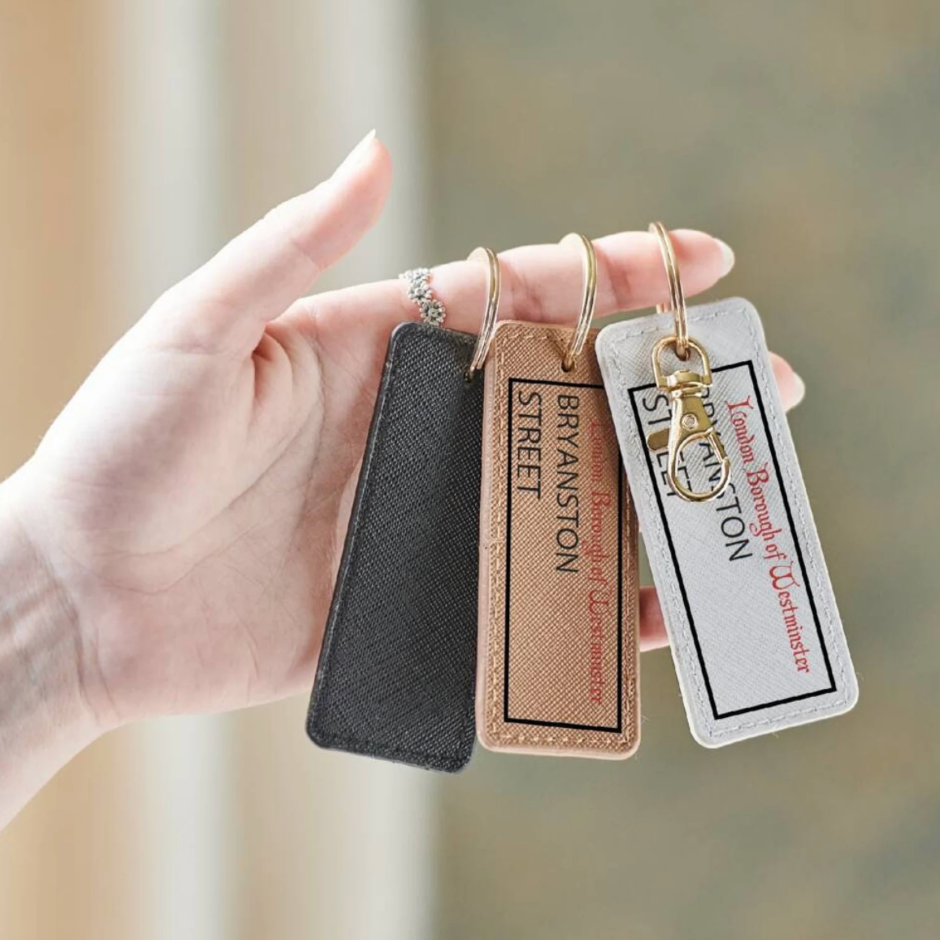Personalised Street Sign Keychain