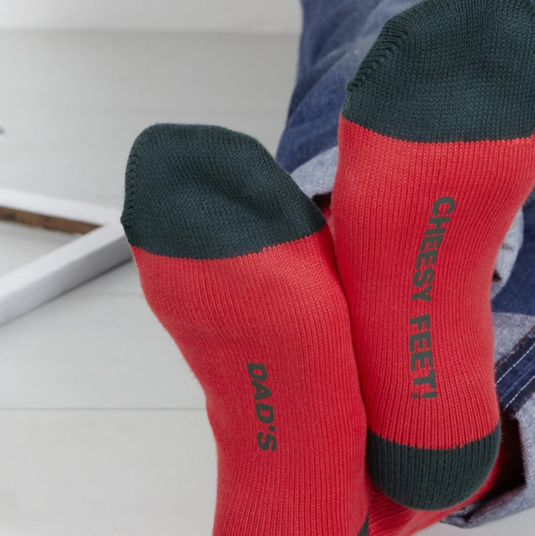 Personalised Dad's Socks – Custom Text Gift