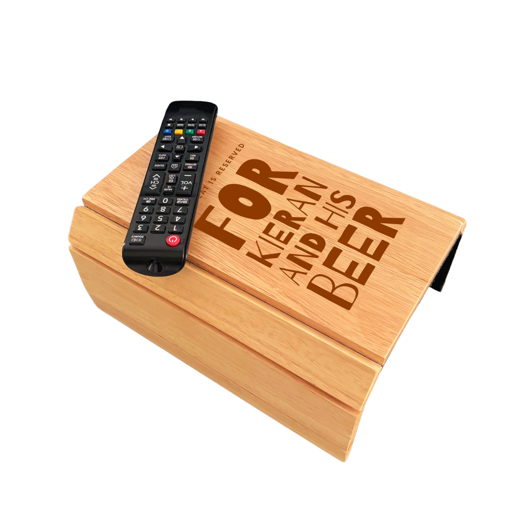 Personalised Wooden Sofa Tray