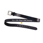 Personalised Secret Leather Belt