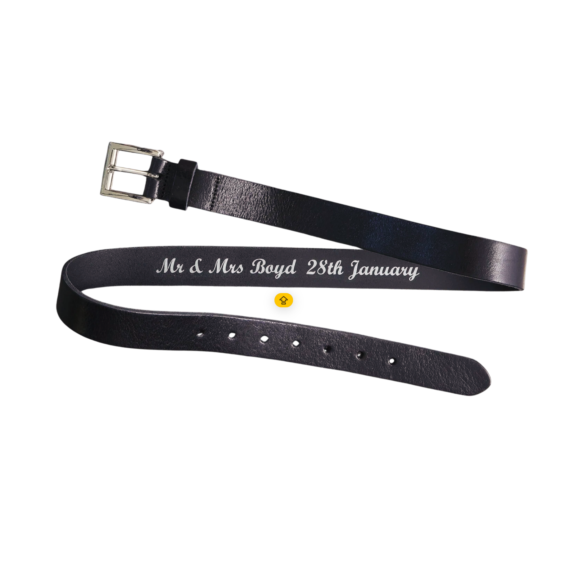 Personalised Secret Leather Belt