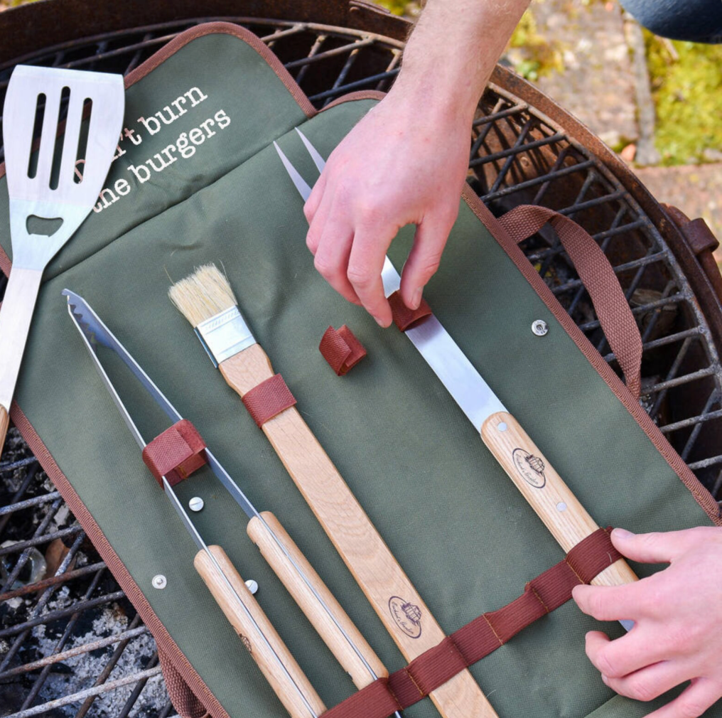 Personalised Canvas BBQ Tool Set