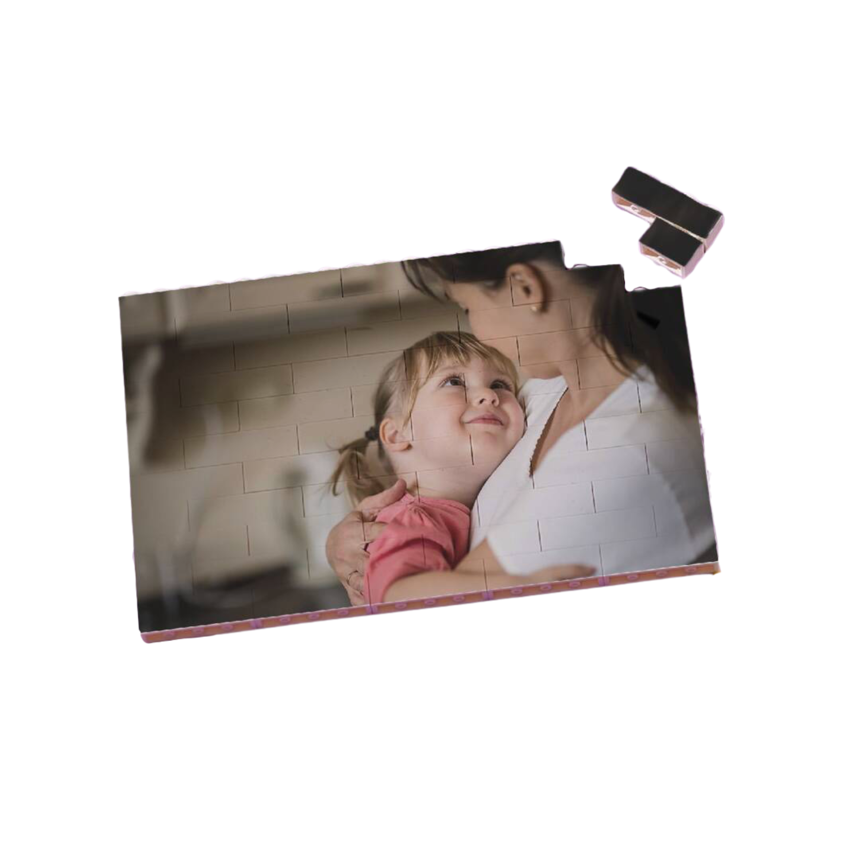 Personalised Building Brick Photo Puzzle For Her