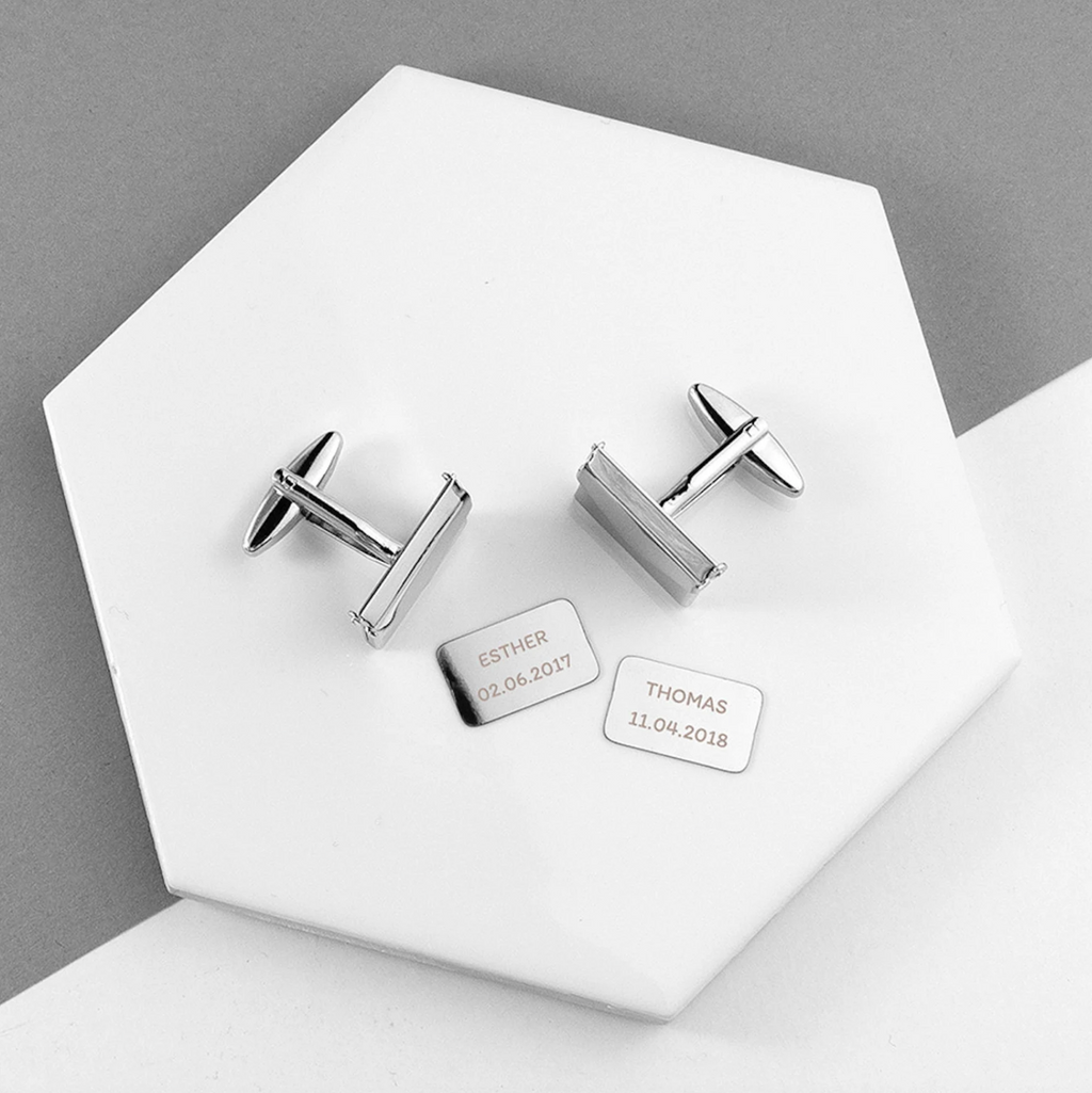 Personalised Secret Message Envelope Cufflinks