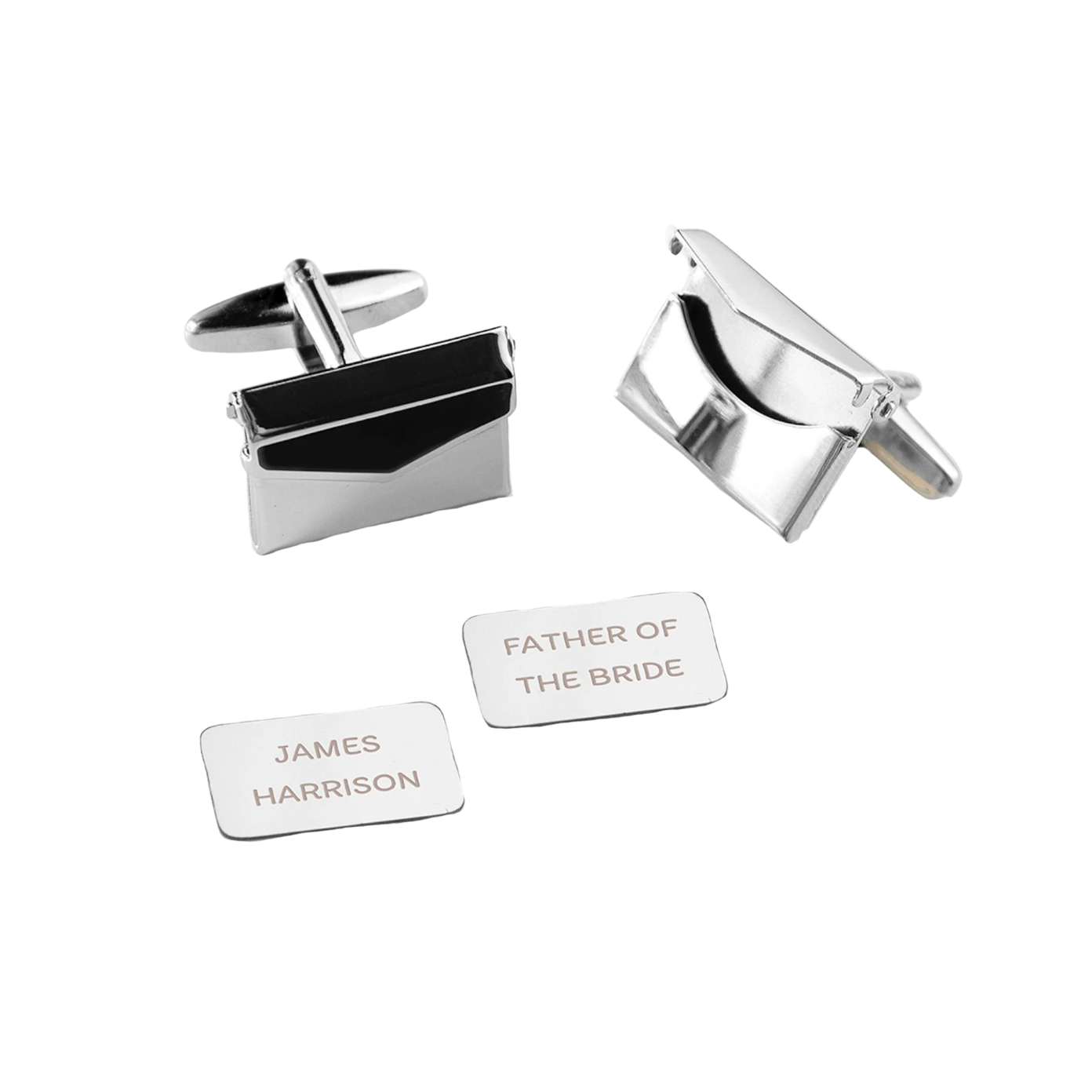 Personalised Secret Message Envelope Cufflinks