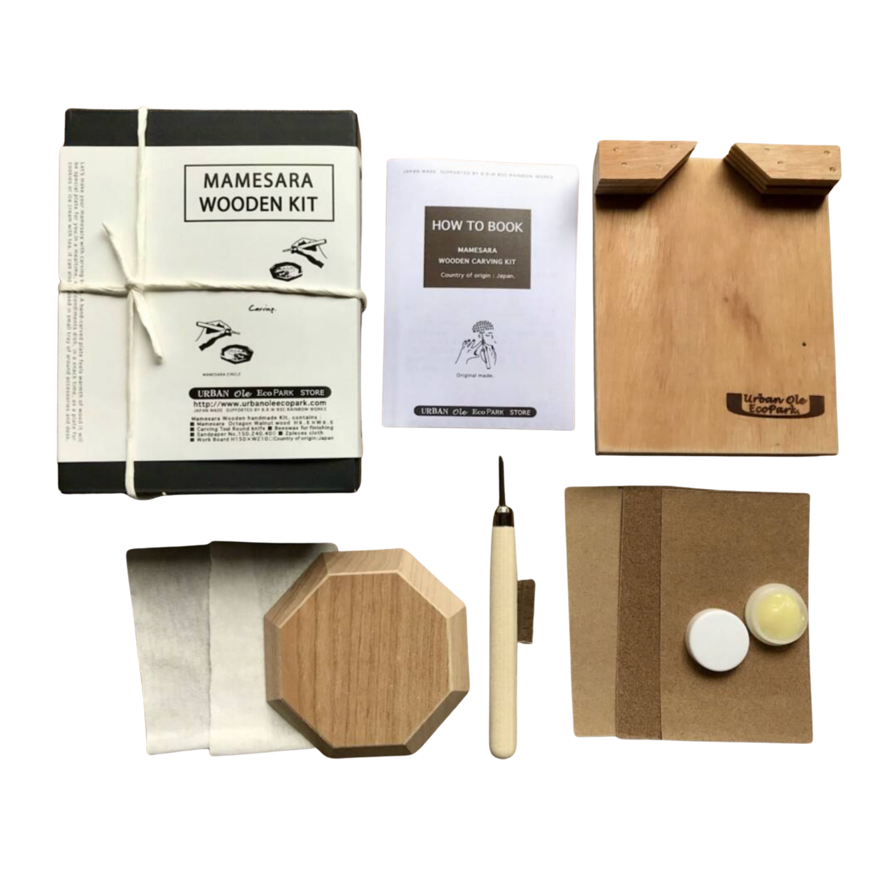 DIY Japanese Wooden Whittling Plate Kit