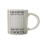 Personalised Golf 'Important Choices' Mug