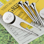 Personalised Silver Plated Golf Tee Set