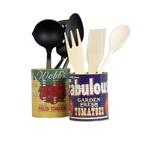 Vintage Planter & Storage Set of Retro Tomato Tins