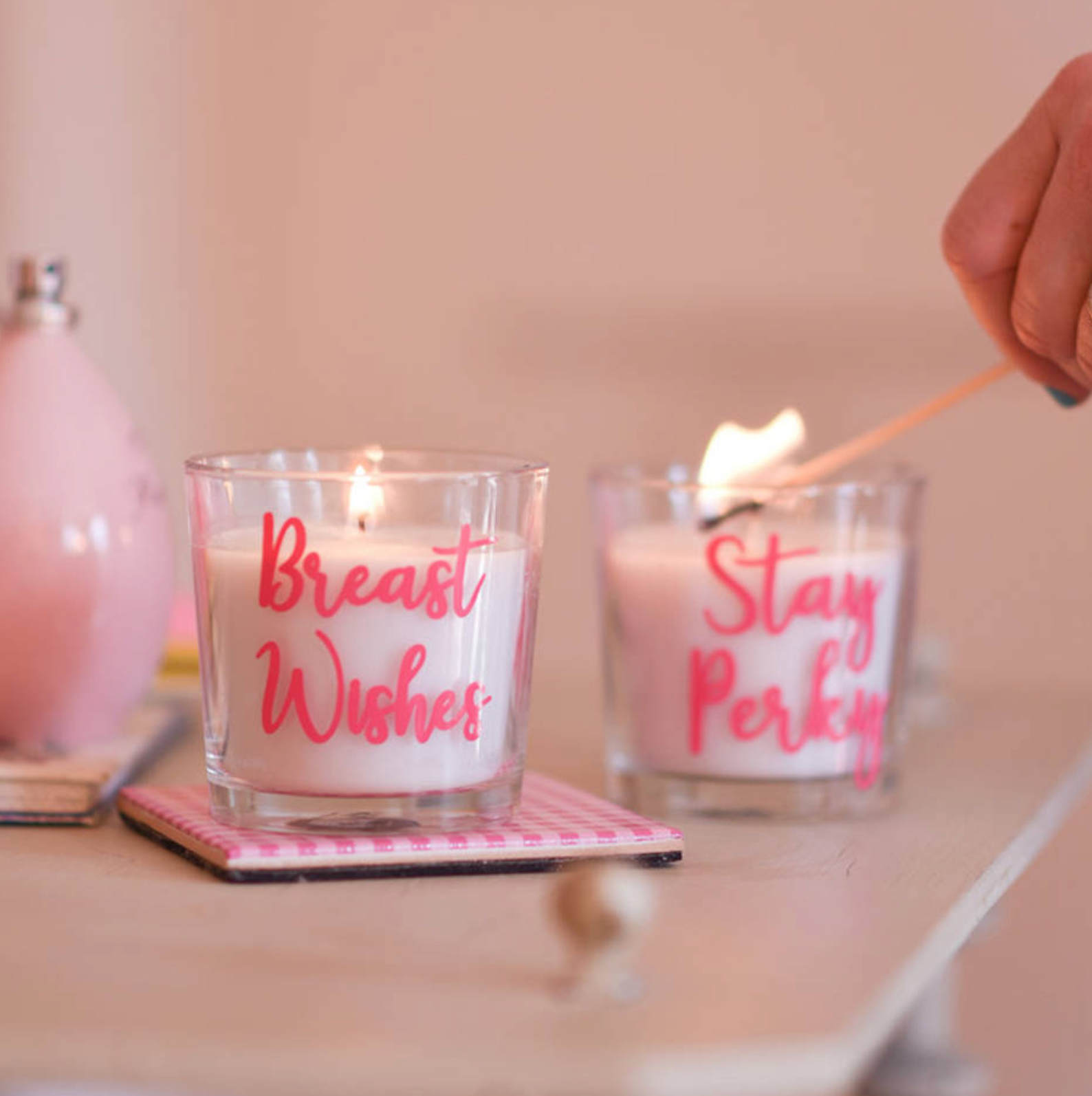 Personalised Boobalicious Candles