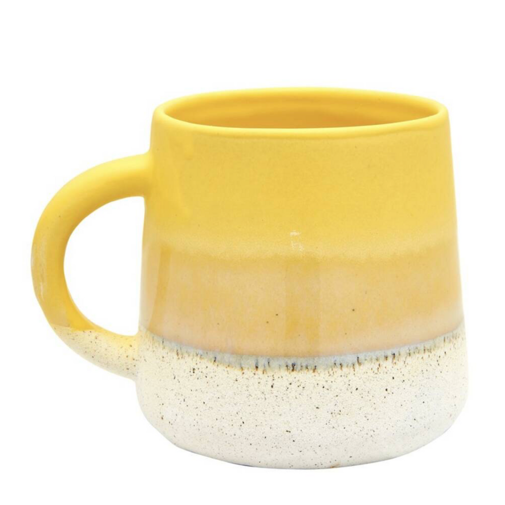 Mojave Yellow Reactive Glaze Stoneware Mug