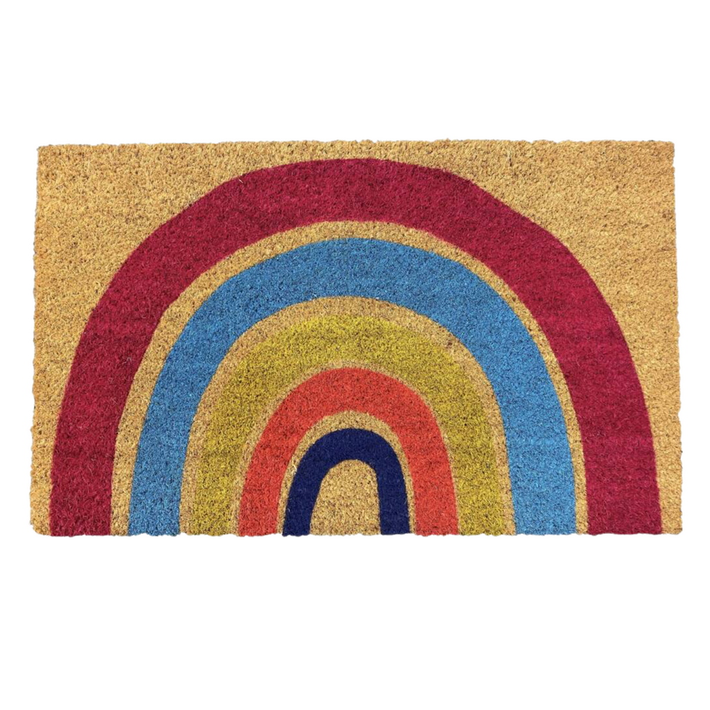 Bright Rainbow Doormat