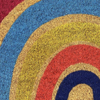 Bright Rainbow Doormat