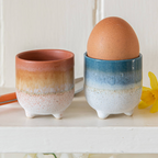 Set Of Two Mojave Glaze Stoneware Egg Cups