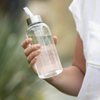 For Body And Soul Glass Travel Bottle