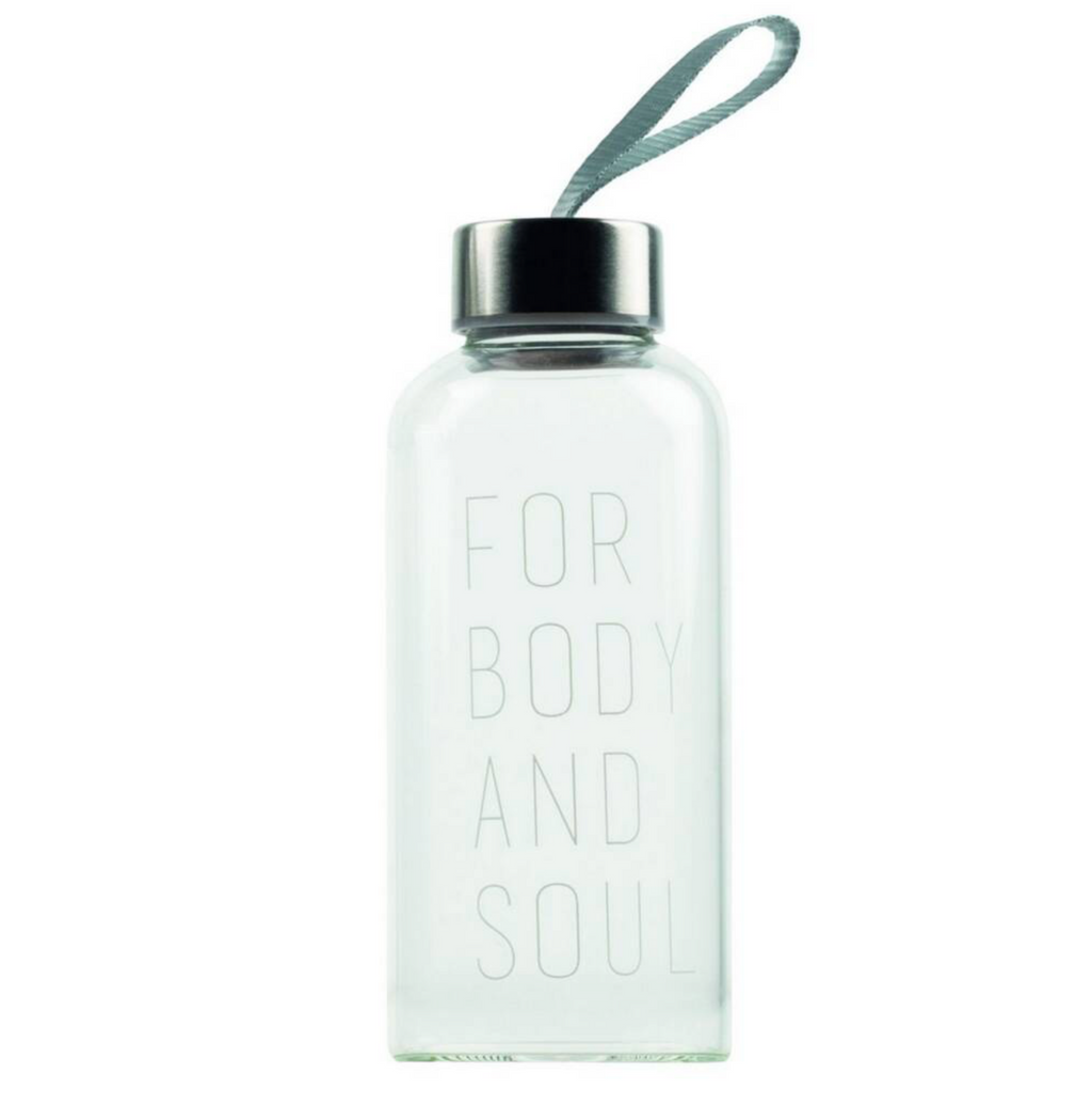 For Body And Soul Glass Travel Bottle