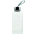 For Body And Soul Glass Travel Bottle