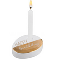 Happy Birthday Porcelain Candle Holder