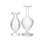 Delicate Frilled Bud Vases