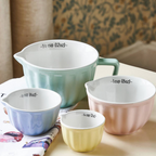 Retro Style Pastel Stacking Measuring Cups