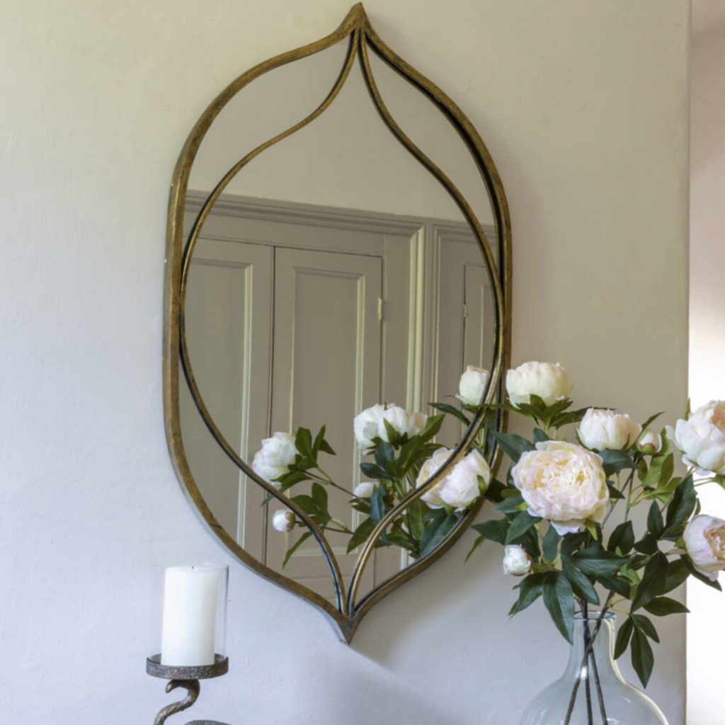 Elegant Metal Ornate Mirror