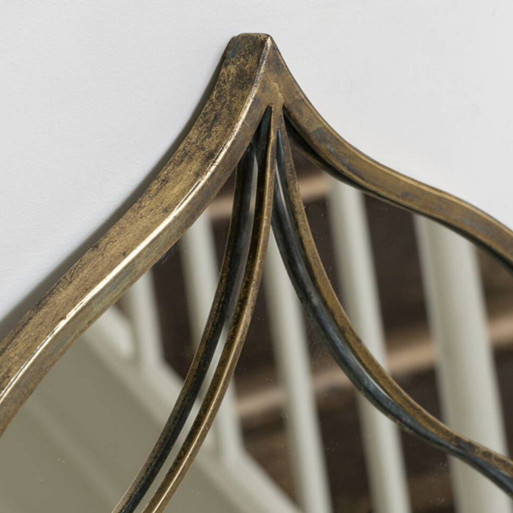 Elegant Metal Ornate Mirror