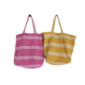 Chunky Cotton Red Striped Tote Bag