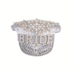 Rhinestone & Pearl Embellished Bride Hen Party Hat