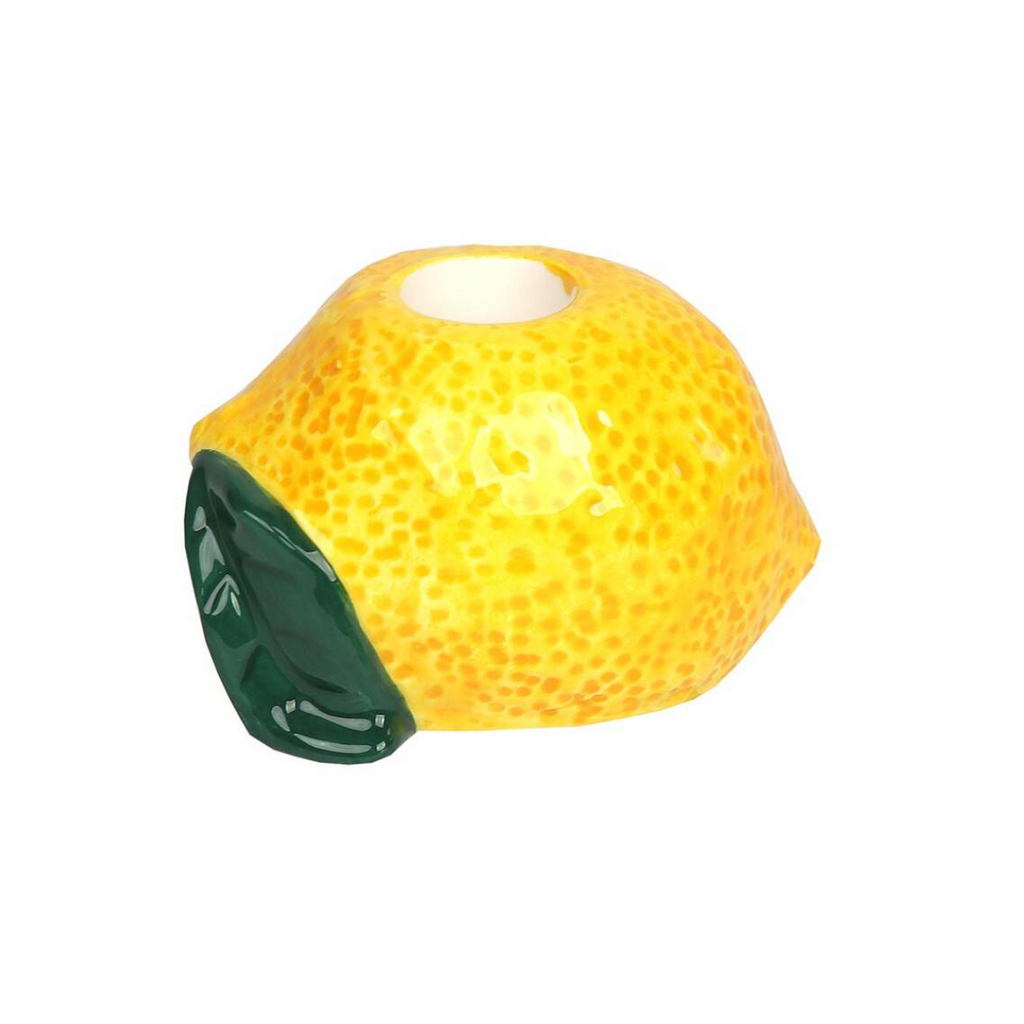 Lemon Ceramic Candle Holder